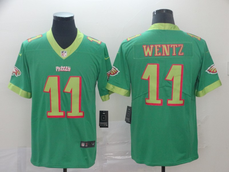 Nike Eagles 11 Carson Wentz Green City Edition Vapor Untouchable Limited Jersey,We sell and wholesale Nike Eagles 11 Carson Wentz Green City Edition Vapor Untouchable Limited Jersey on line form chian!